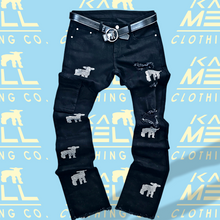 KAMELL STACKED LOGO DENIM