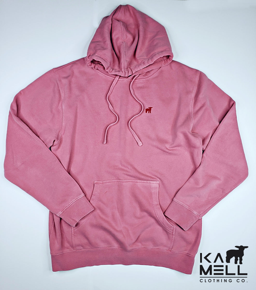 KAMELL PINK LIGHT WEIGHT VINTAGE HOODIE