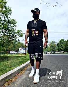 KAMELL TWO LOGO BOUQUET TEE