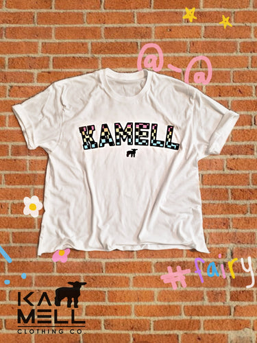 KAMELL LADIES CHECKERED CROP